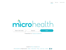Tablet Screenshot of microhealth.org