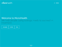 Tablet Screenshot of microhealth.com